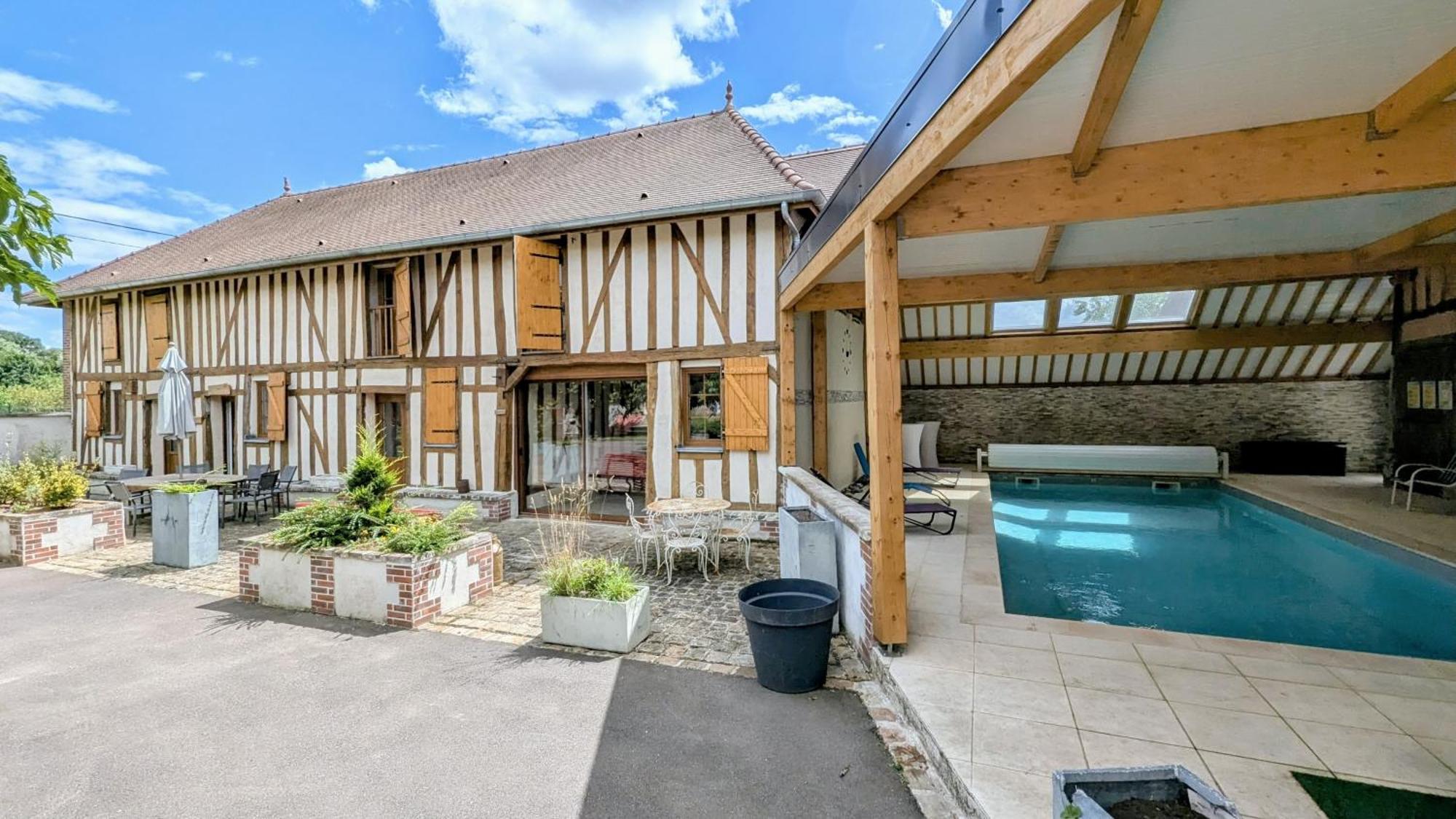 Maison Calme 14 Personnes, Piscine, Jardin Et Parking Buchères Екстериор снимка
